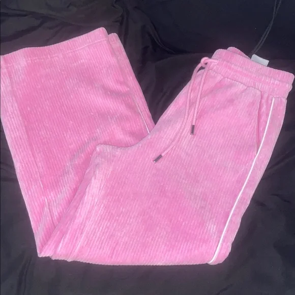 MAJE X Sailor Moon Pally Corduroy Wide Leg Pants In Roses - Picture 8 of 16